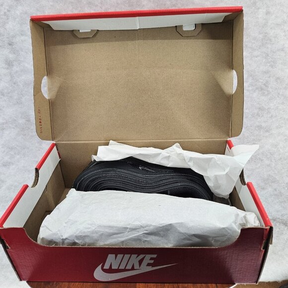 Nike Air Max 97 Triple Black Anthracite‎ Size 6.5 921733-001 Women's NEW - Picture 11 of 11